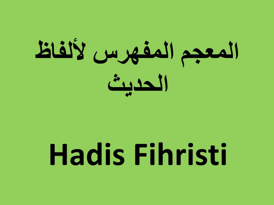 Hadis Fihristi